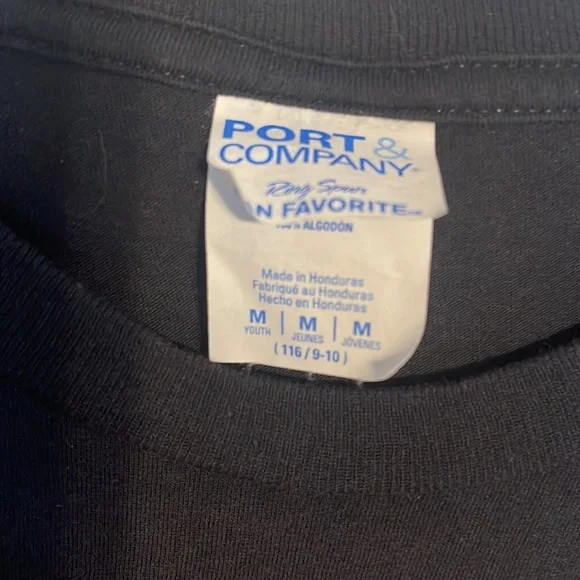 Port & Company Hockey short sleeve shirt with flag NWOT size medium - Picture 3 of 7